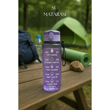 Suluk & Su Şişesi & Sporcu Matara Mor 1000 Ml