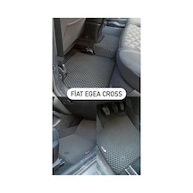 Fiat Egea Cross Uyumlu Akıllı Eva Oto Paspas Seti Siyah