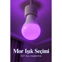 Lb Uzaktan Kumandalı Rgb Led Ampul 16 Renk Ayarlı