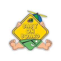 Arabada Bebek Var 18Cm Komik Sticker Etiket 18Cm