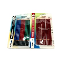 Mercanlı 2b +kırmızı Kopya Kalemi Set Bordo