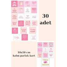 30 Adet Bride Kart - Bride Eğlence Kartı - Bekarlığa Veda Kartı - Söz Hediye - Nişan Hediye