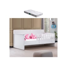 Karyola, Flora Montessori Karyola - Beyaz + 1 Adet Comfort Yatak
