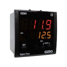 Gemo DZ961-230VAC Temel Fonksiyonlu Zaman Rölesi