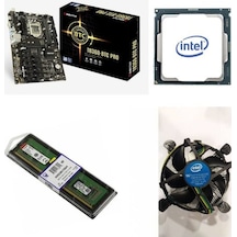 Biostar Tb360-Btc Pro Anakart + G4900 Işlemci + 4Gb Ram + Fan
