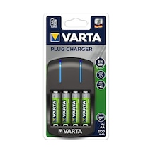 Varta Plug Şarj Cihazı 4*2100 Aa Şarjlı Pil