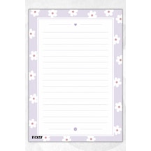 A5 Bloknot Çizgili Defter - 50 Yaprak - Memopad - Notepad - Not Defteri - Not Kağıdı - 3902 Çok Renkli