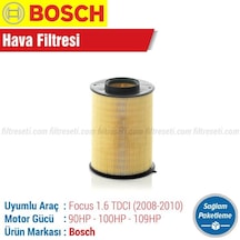 Ford Focus 1.6 Tdcı Bosch Hava Filtresi 2008-2010