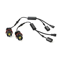 Symbee Bmw E39 E53 E60 İçin 40w 16 Smd Led Halo Halka Far Ampulü, 6500k Beyaz Işık, 1600lm