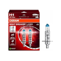 Osram 12v H1 Ampul 55w +%150 Fazla Işık 4200k Nıght Breaker Laser 2 Ad