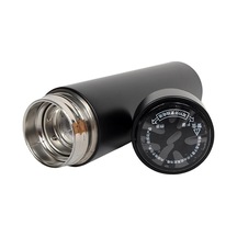 Kişiselleştirilebilir Dereceli Termos 05 Lt Siyah Renk Siyah