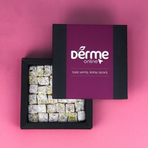 DermeOnline Lokum Çifte Kavrulmuş Hindistan Cevizli Duble Fıstık 260 G