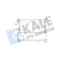Kale 363650 Su Radyatörü Brazıng Versiyonu Kl308400-0138011ab Fıat Fıorıno 1.3jtd 07 -peugeot Bıpper-cıtroen Nemo 1.3hdı 16v 75cv 12 Mt Ac/nac Mekanik 23 Mm 1330t9-1330v0-1330y1-1330y4