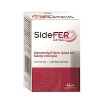 Sidefer Damla Şişe 30 ML + Toz Paket Stick 1 Adet