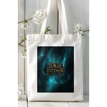 Art Hediye League Of Legends Oyun Baskılı Omuz Çanta Kişiye Özel Model 23 Çok Renkli