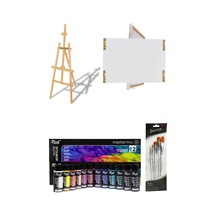 Glance 35x50 Master-mix Akrilik Set 12 Li 60 Cc-keep 6'lı Frç+şövale Set