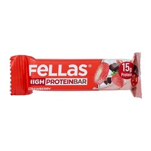 5 Adet Fellas Yüksek Protein Bar - Çilek 45 G