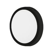 Cata Ct-5235 18w Panel Led Armatür Siyah Yulvarlak Sıva Üstü Metal Kasa Beyaz Işık 6400k Siyah
