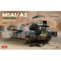 Rfm 5007 1/35 Ölçek, M1a1/ A2 Abrams Tankı, İç Detaylı, Plastik Model Kiti-55493