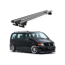 Venüs Mercedes-benz Vito W638 1996-2003 Uyumlu Gri Ara Atkı Port Bagaj Tavan Barı