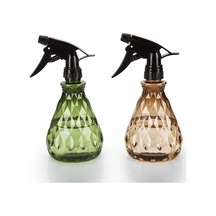 Willowhaven Yeşil + Altın 2 Adet 500ml Şık Geometrik Sprey Şişe, Ayarlanabilir Bahçe Sulama Aparatı
