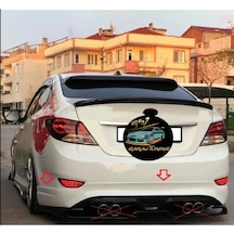 Hyundai Accent Blue Arka Tampon Eki Fiberglass Boyasız