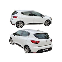 Renault Clio 4 Hb Krom Cam Çıtası Tam Tur 12 Parça 2012-2020 Arası