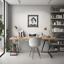 Sanatsal Metal Tablo Sezar Ve Sinek Cesar Mosquito Metal Duvar Tablosu Sanat