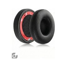 Beats Solo 2 Solo 3 Uyumlu Yumuşak Deri Kulaklık Pedi Sünger Yastığı Pedi Siyah
