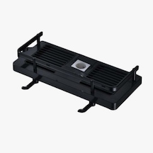 Duş Demirine Takılan Siyah Duş Sabunluk Organizeri Şampuan,sabun,lif Standı Siyah