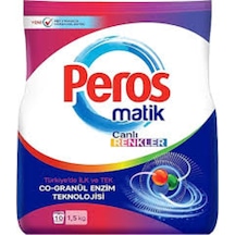 Peros Matik Toz Deterjan Canlı Renkler 1,5 Kg - 10 Yıkama