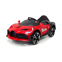 Bugatti 12 Volt Uzaktan Kumandalı Akülü Araba Hızlı Motor Gt Kırmızı