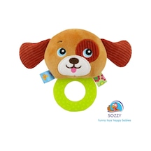 Sozzy Toys Çıngıraklı Dişlik Köpeğim Çok Renkli