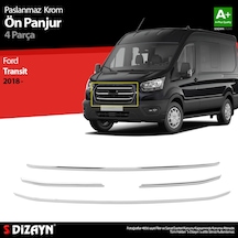 S-Dizayn Ford Transit Krom Ön Panjur 4 Prç. 2018 Üzeri