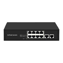 Scsı SC8AF 8 Port 120 W 10/100 + 2 1000 Uplink Poe Swıtch