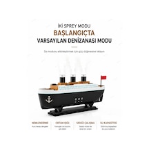 Nivego Titanic Gemi Aromaterapi Kuruluk Önleyici Hava Nemlendiricili 2 Buhar Modlu / 7 Işık Modlu