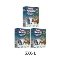 Cattus Naturalia Ceviz Kabuğundan Yapılmış Doğal Kedi Kumu 3 x 6 L