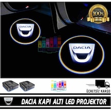 Dacia Araçlar İçin Pilli Yapıştırmalı Kapı Altı Led Logo N11.10637