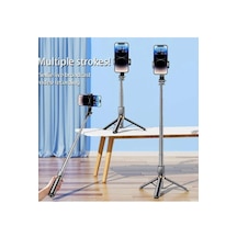 3 Renk Işıklı Ve Kumandalı Masa Üstü Tripod Selfie Çubuğu K8