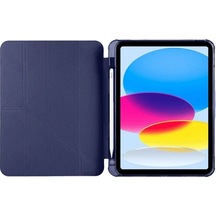 Mey İthalat Ipad 2022 10.9 10.nesil Kılıf Kalemlikli Mars Tablet Kılıfı - Lacivert