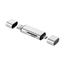 Type C Usb Kart Okuyucu Micro Sd Card Reader Çevirici Dönüştürücü