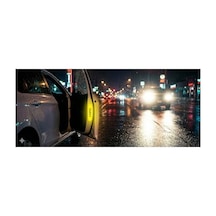 Reflektif Araç Kapı Uyarı Sticker Seti - 2'li Sarı Abanoz