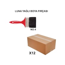 No 4 Luna Yağlı Boya Fırçası, 12 Adet