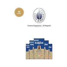 Caffe Borbone Crema Superiore Mega Kutu 50 Kapsül Nespresso Uyumlu Aylık Premium Stok Kapsül Kahve