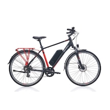 Carraro Elife 7-v Hd Elektrikli Şehir Bisikleti - 47 Cm Mat Siyah-kırmızı-gümüş
