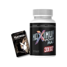 Maximum Power Max Erkeklere Özel Bölge Destekleyici 30 Lu Yanında Mucizevi Jel Hediye