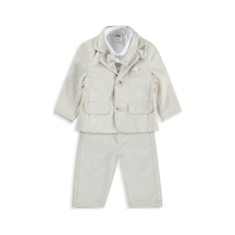 Civil Baby Papyonlu 6-18 Ay Takım - Bej