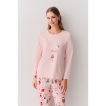 Lulusu Pijama Takımı Pembe