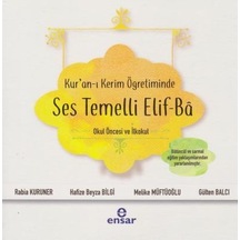 Kur'an -ı Kerim Öğretiminde Ses Temelli Elif -Ba - Ensar Neşriyat