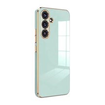 Samsung Samsung Uyumlu Galaxy A24 4g Kılıf Volet Silikon - Açık Yeşil Diğer
